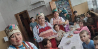 Игровая программа «Мороз потехам не помеха!» в Новосельском ДК - Бурлинский район